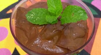 Mousse fit de chocolate