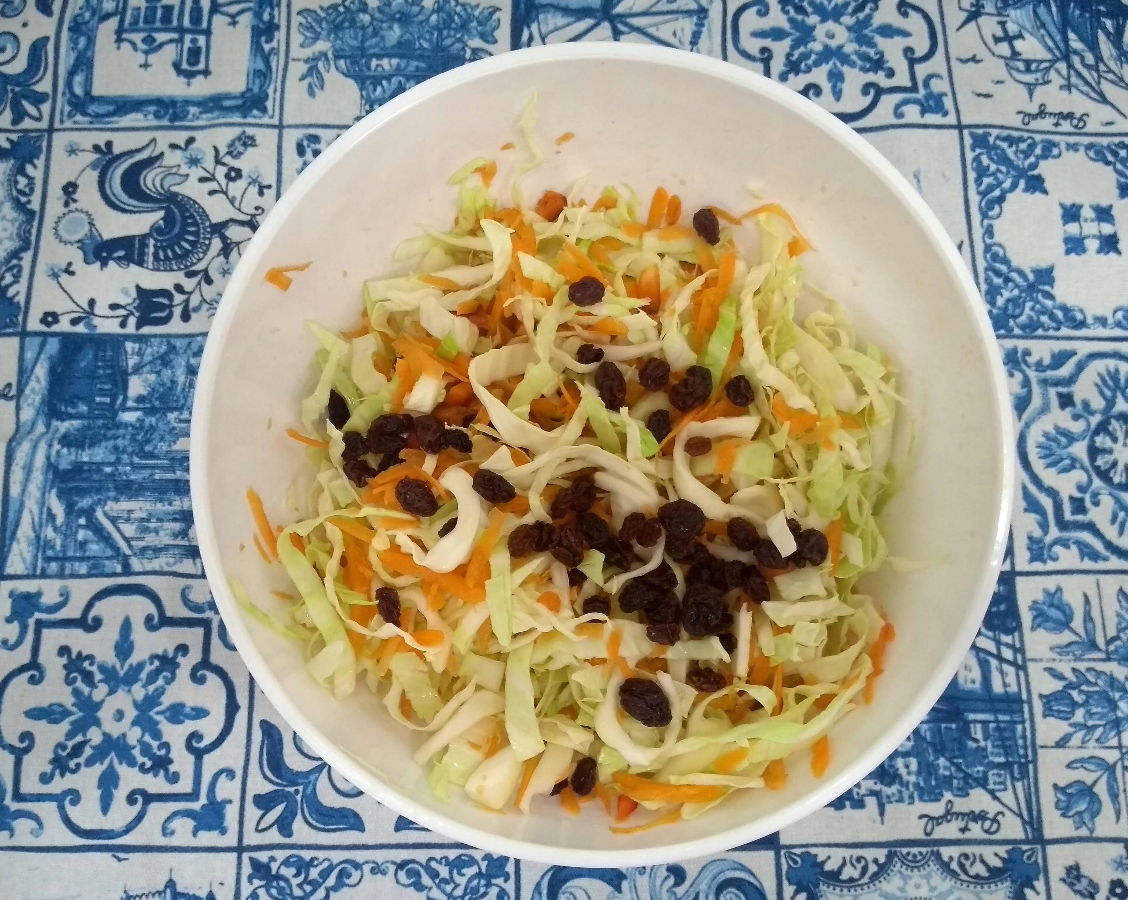 Salada de repolho - Maria na cozinha