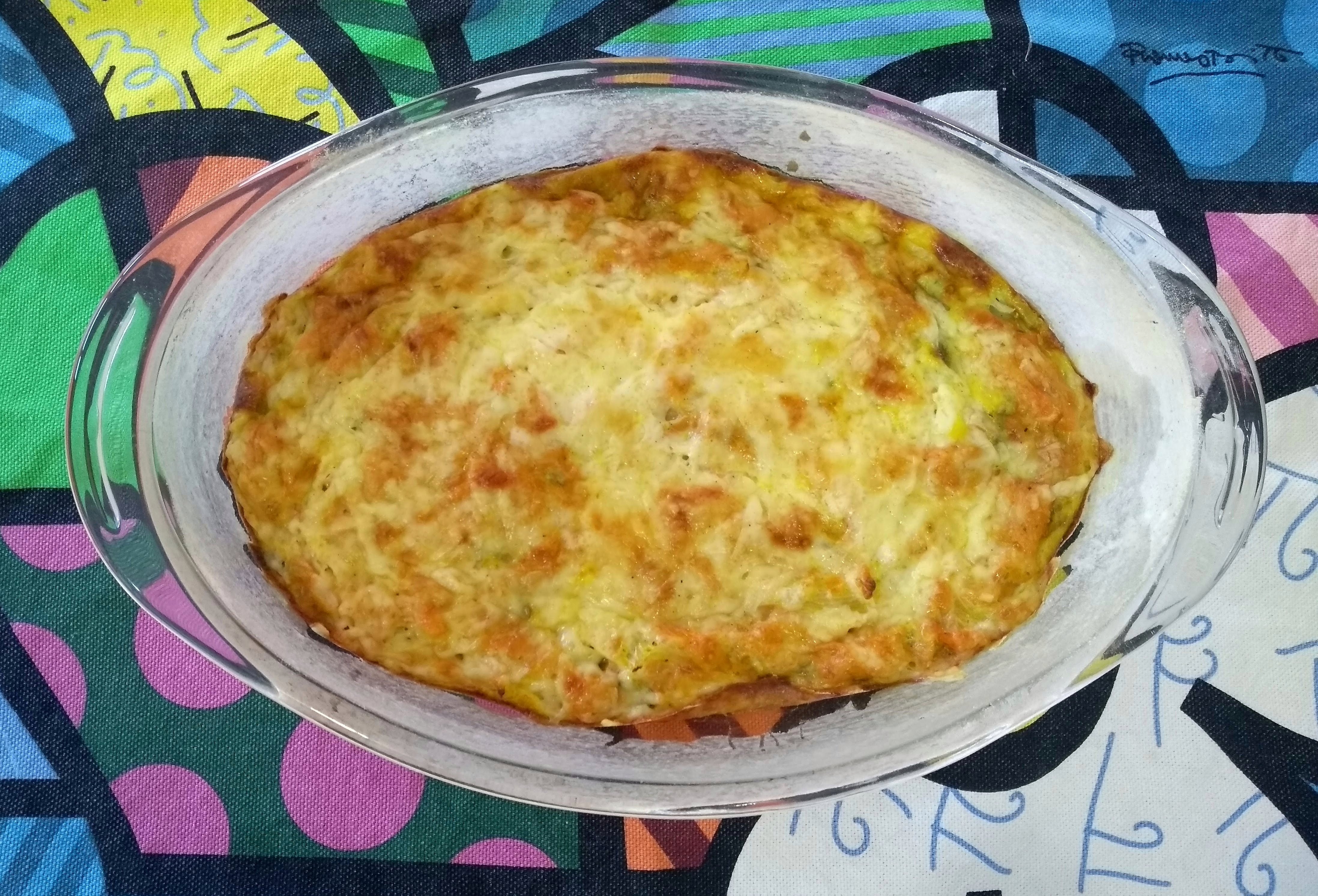 omelete de forno