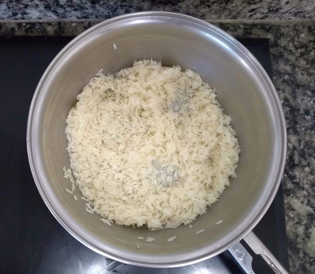 arroz com leite de coco