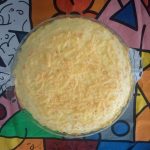 Bolo de batata com ricota e espinafre