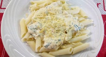 Massa com Molho de Gorgonzola