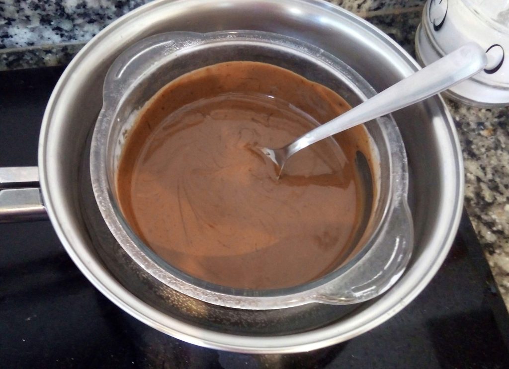 mousse de chocolate