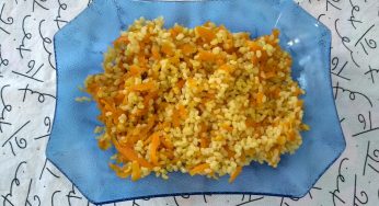 Arroz com cenoura