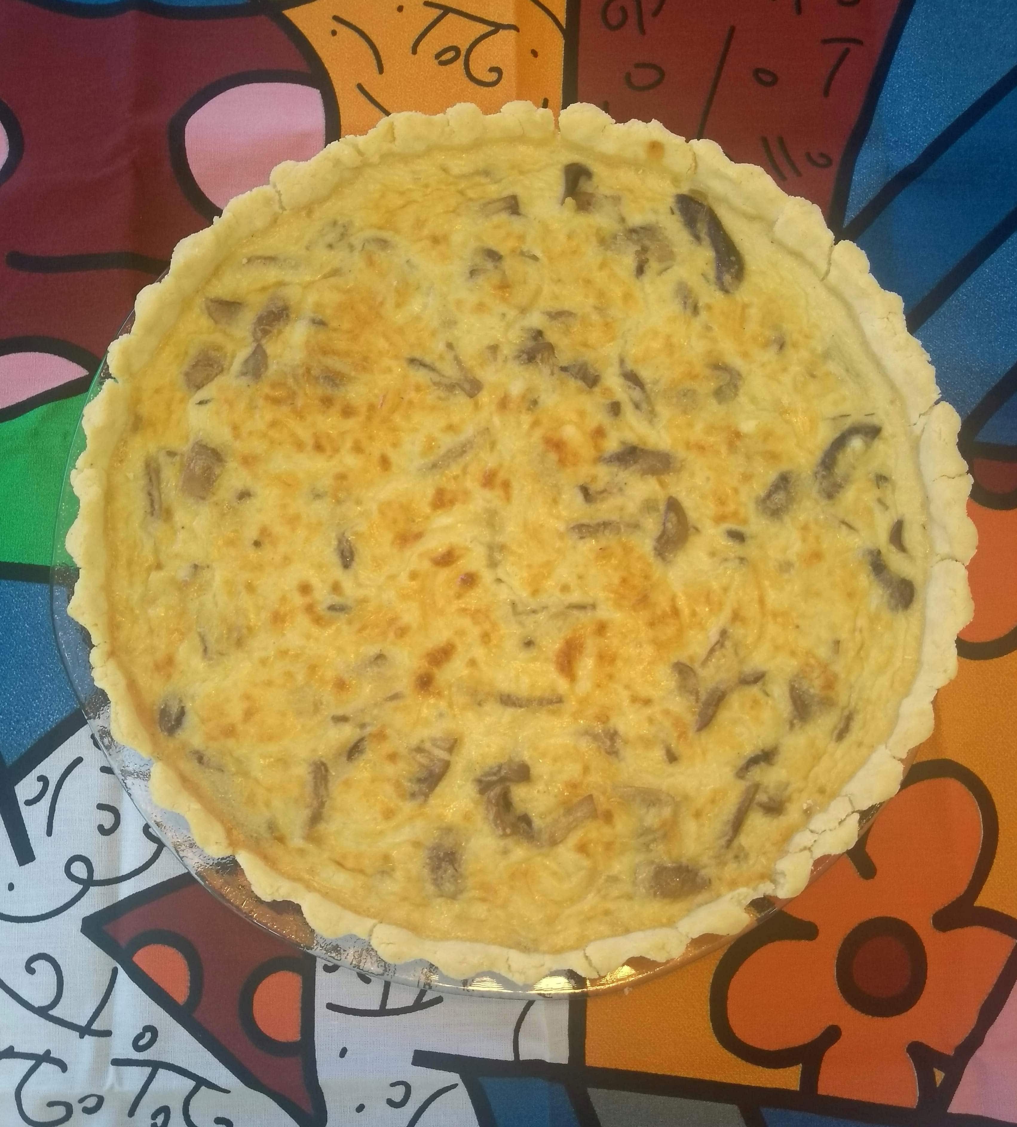 quiche de cogumelos