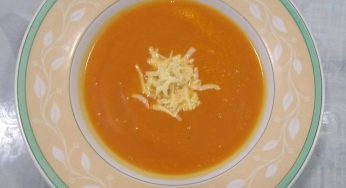 Sopa de Abóbora com Gengibre