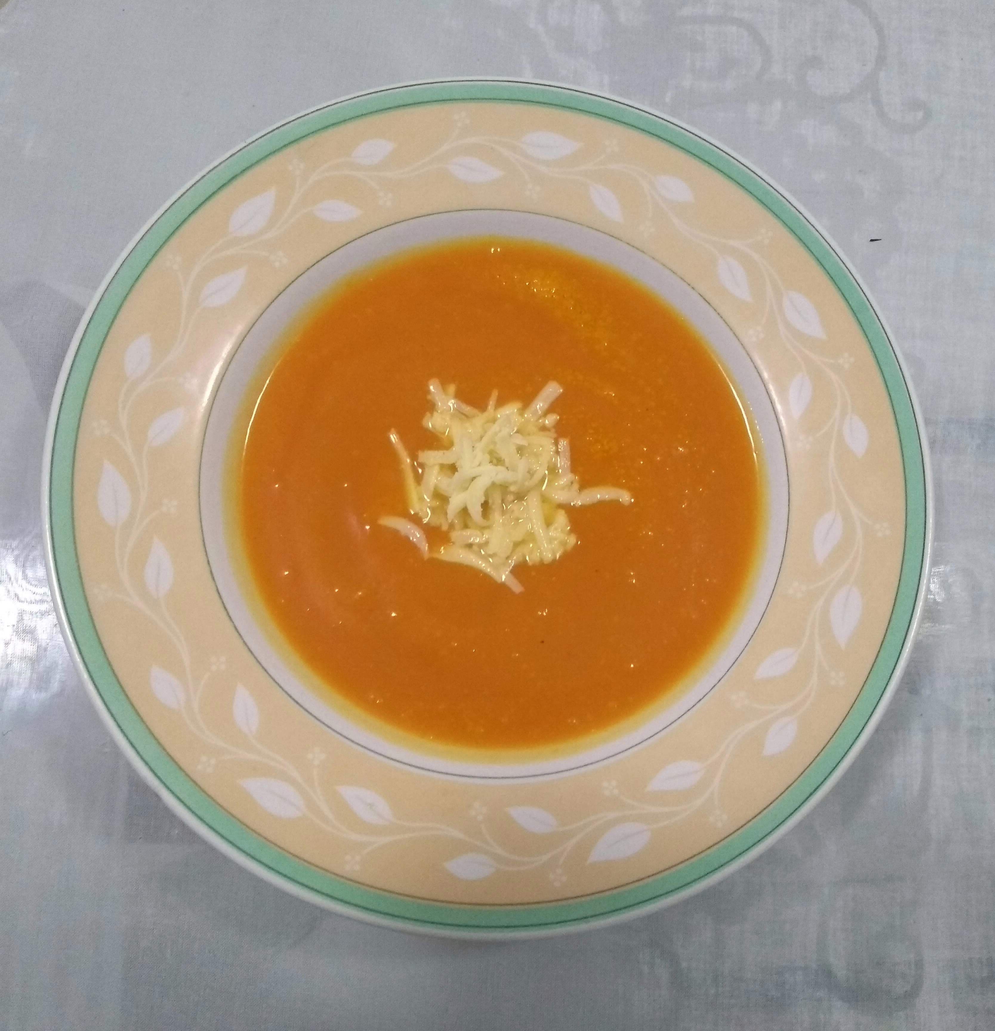 sopa de abóbora