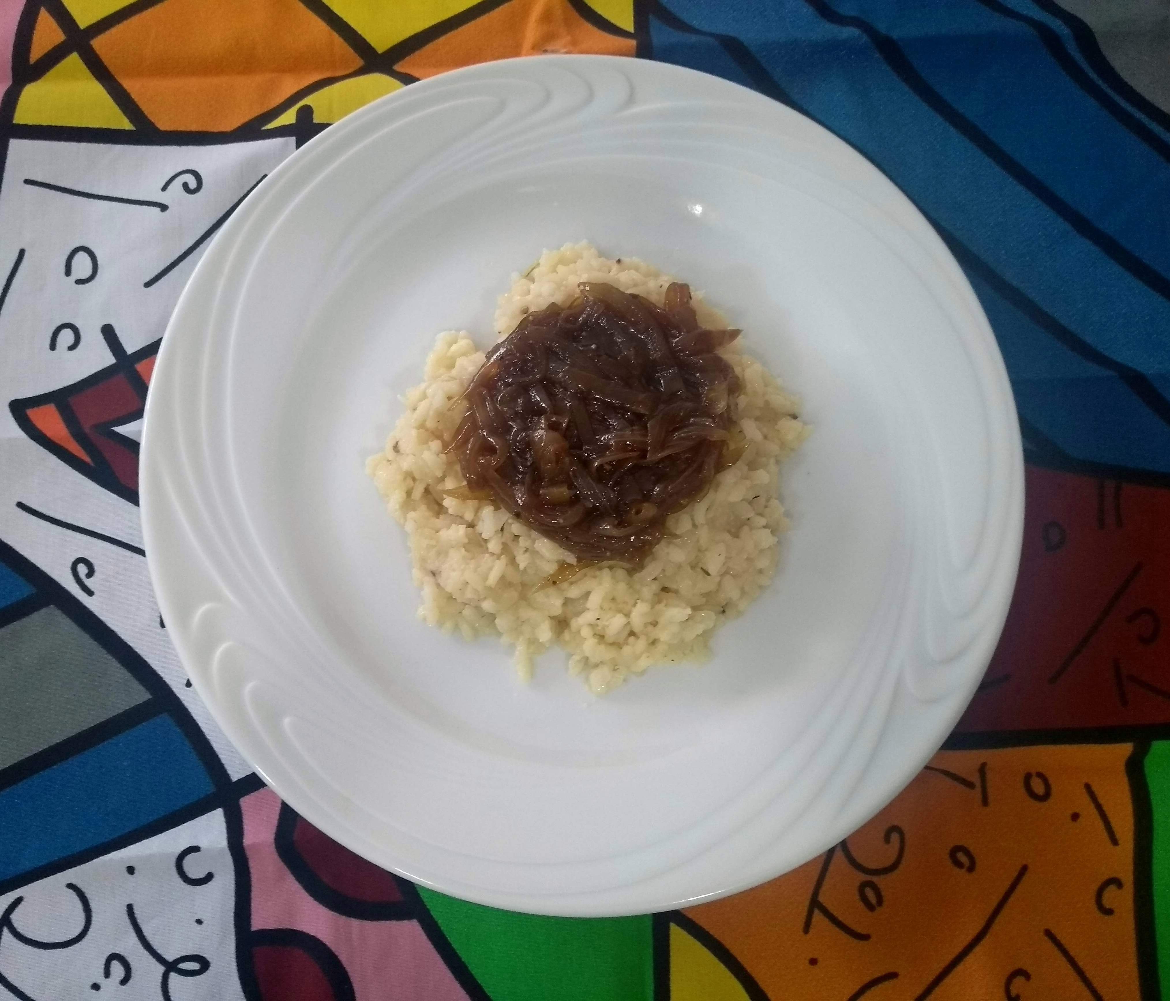 risoto de limão siciliano