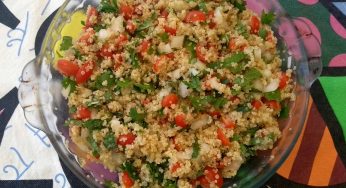 Salada de quinoa