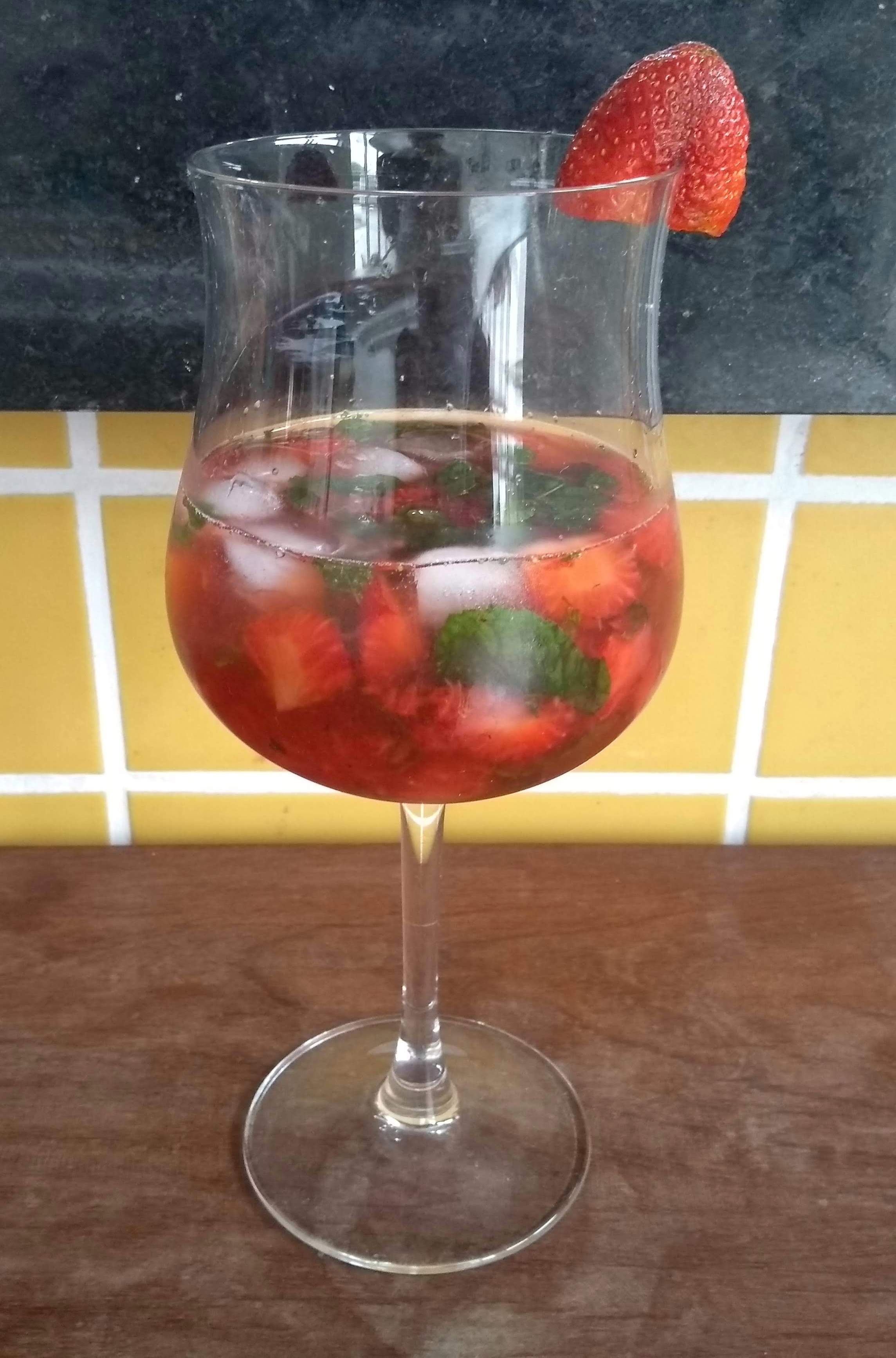 caipirinha de morango