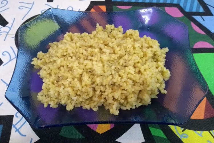 arroz integral com masala