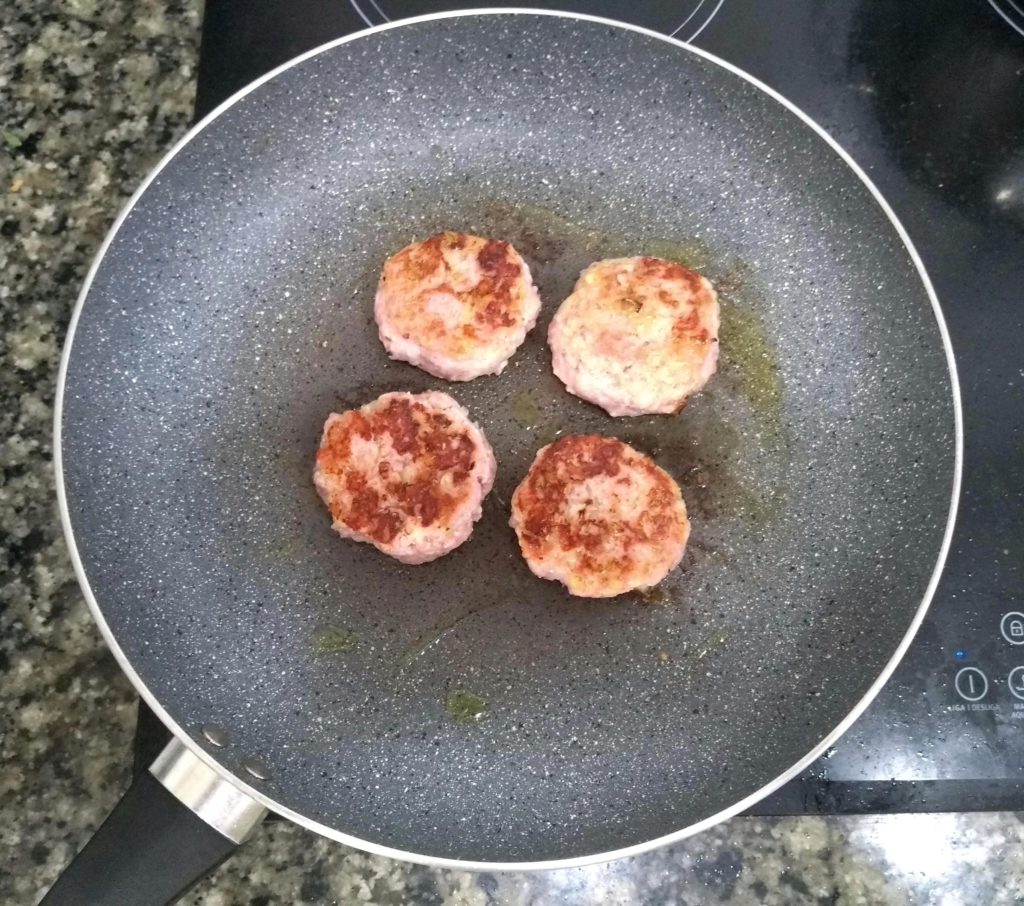 hambúrguer de linguiça