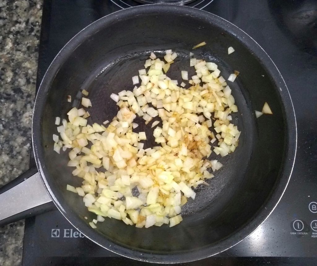 risoto de filé com championg