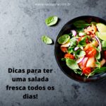 Dicas para guardar as folhas e mantê-las frescas por mais tempo