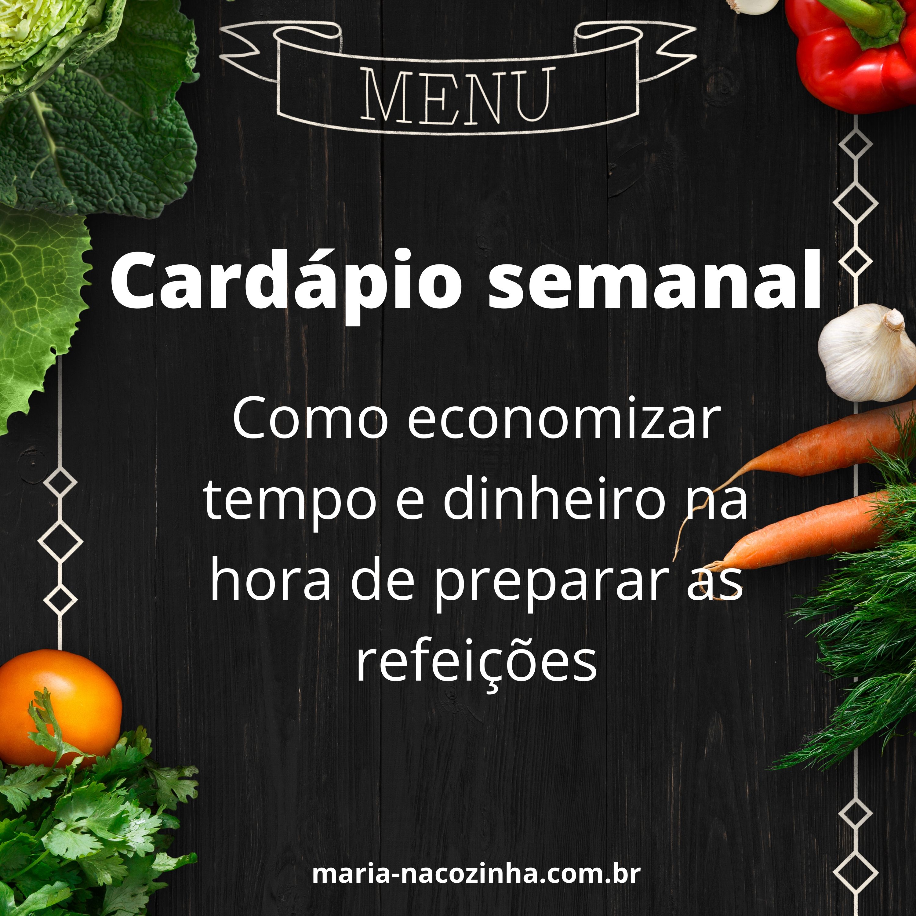 cardápio semanal