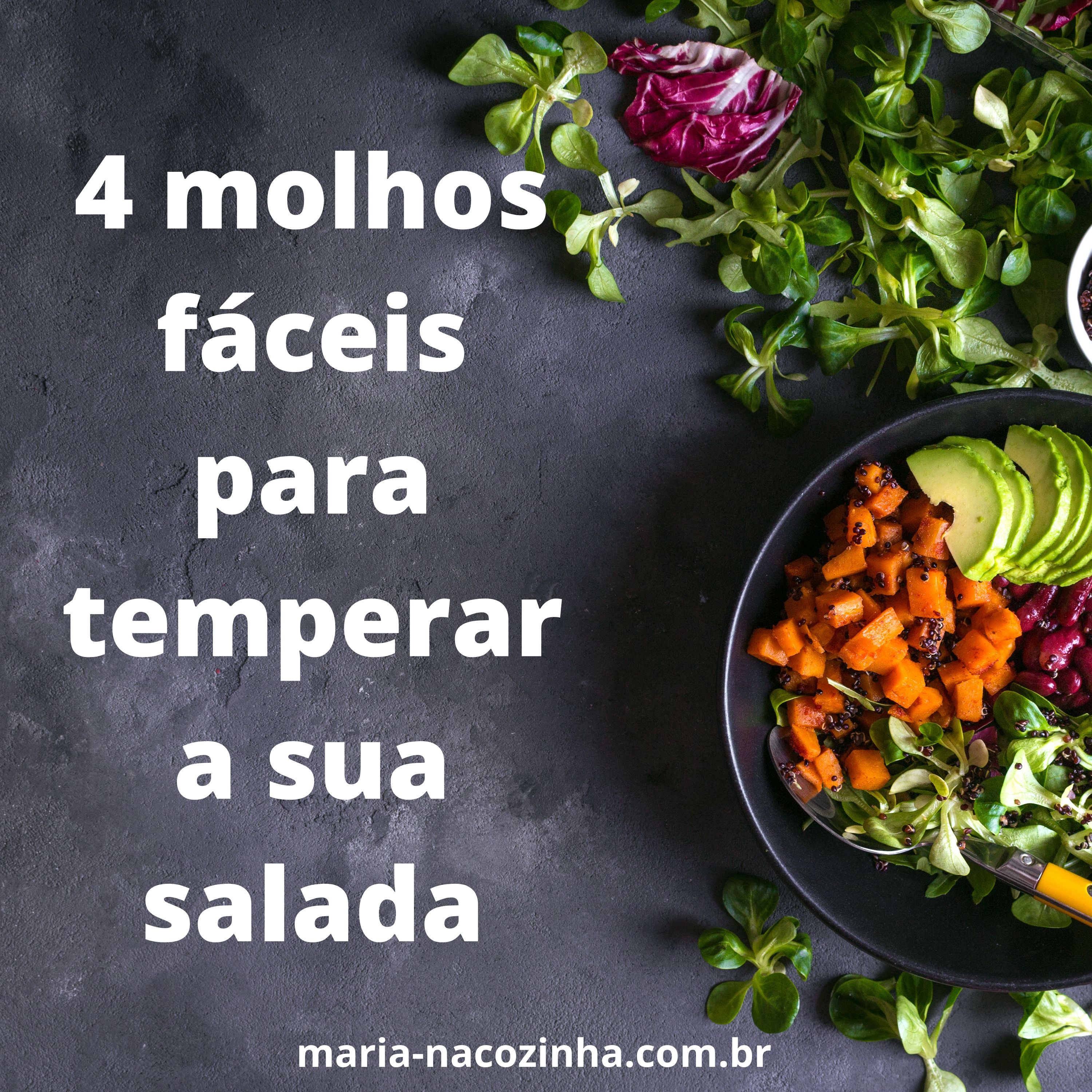 molhos para salada