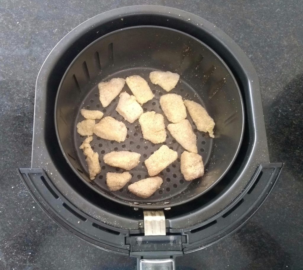 gurjão de frango na airfryer