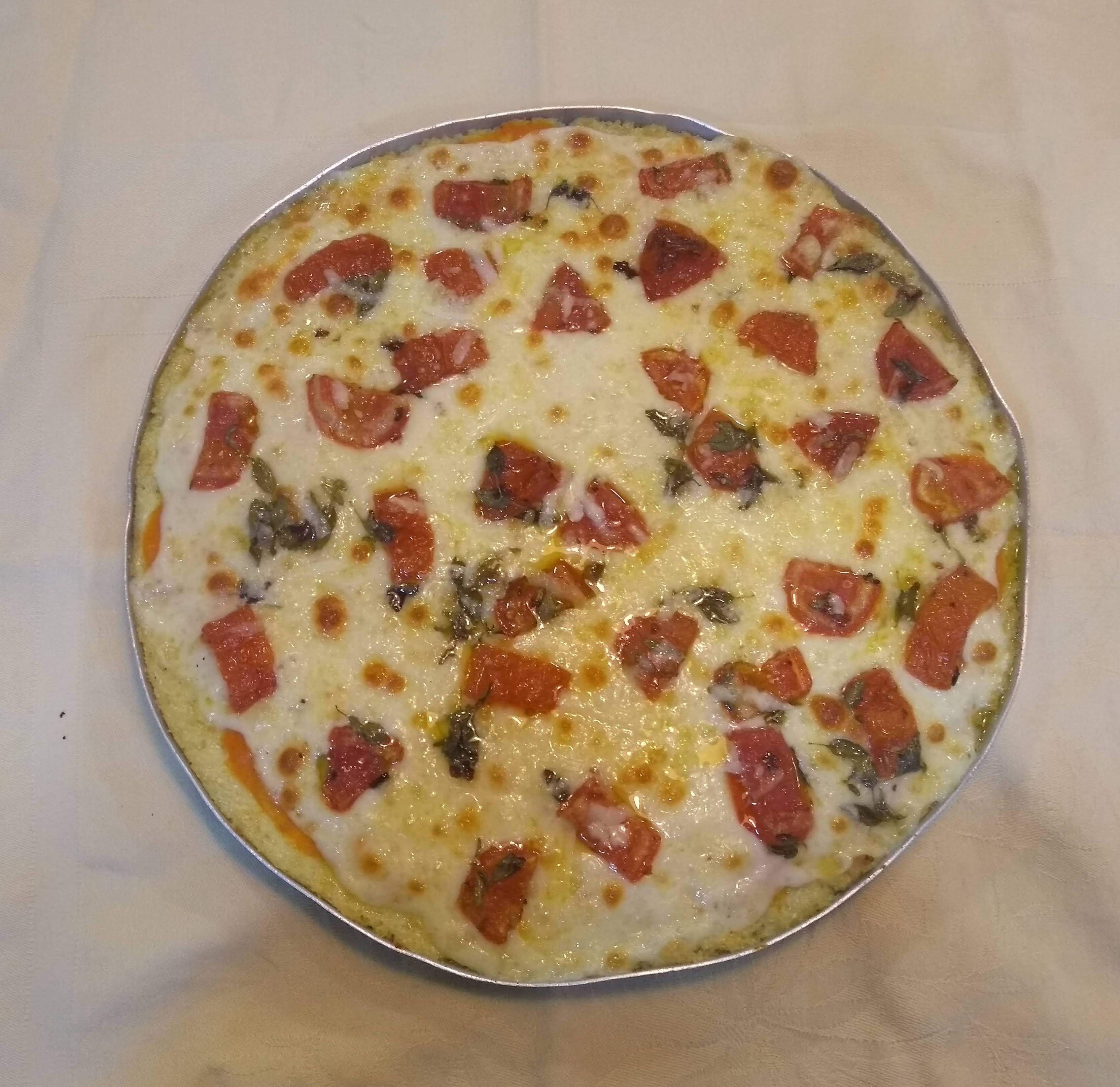 pizza de couve flor