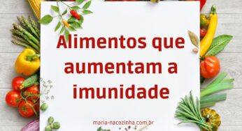 Alimentos que aumentam a imunidade