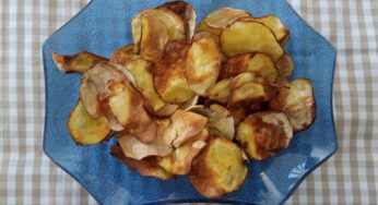 Chips de batata doce na airfryer