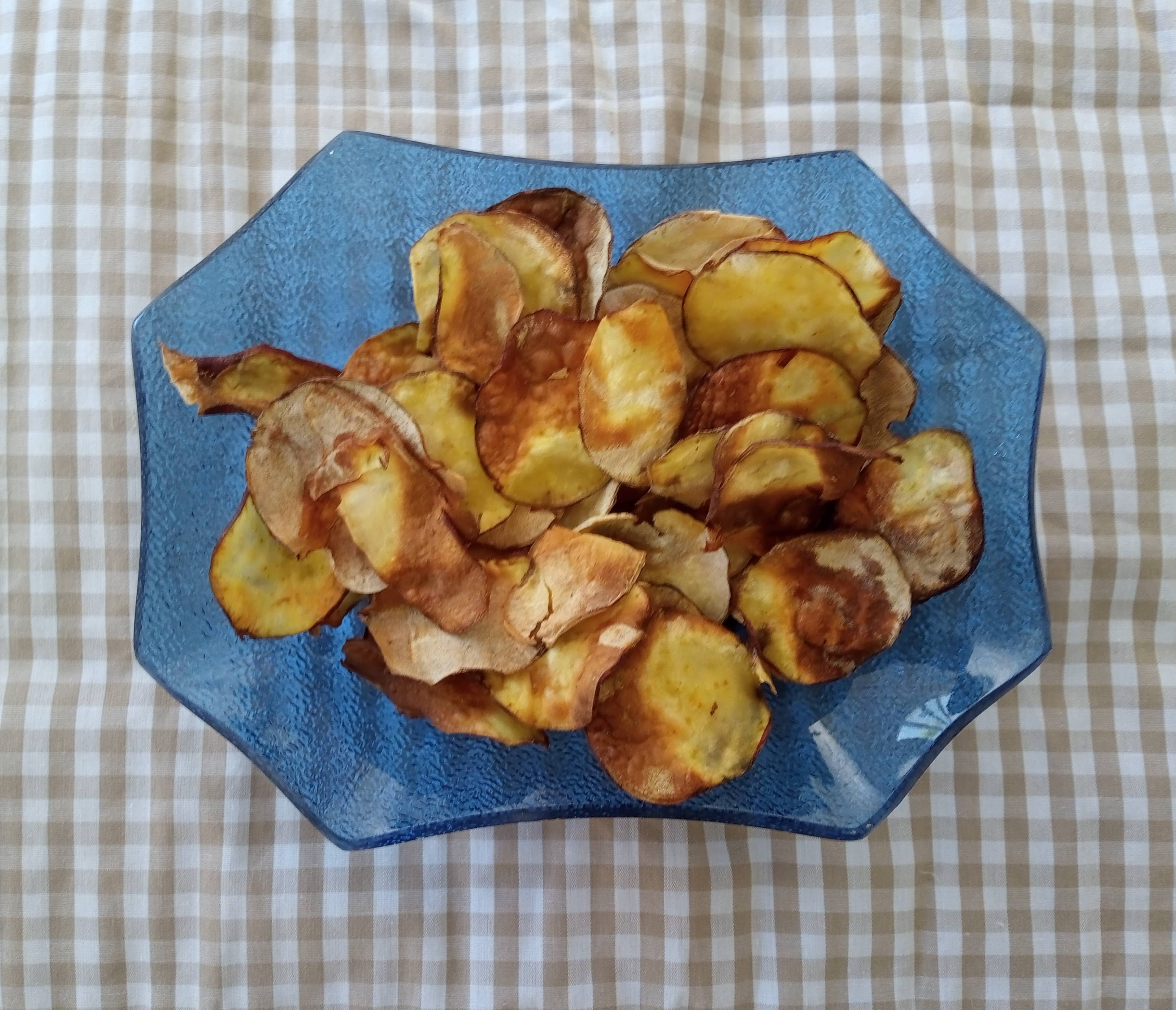 chips de batata doce