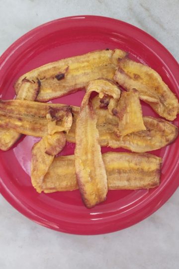banana frita na airfryer