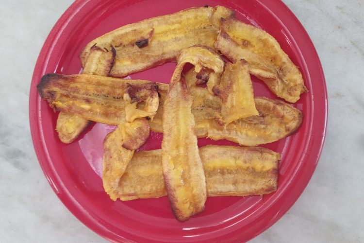 banana frita na airfryer