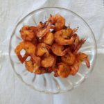 Camarão frito na airfryer