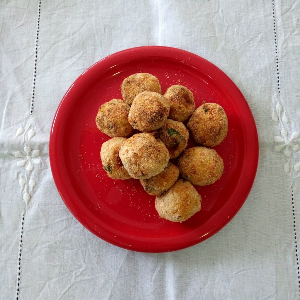 croquete de frango com batata doce