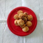 Croquete de frango com batata doce