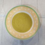 Sopa de cebola com alho poró e gorgonzola