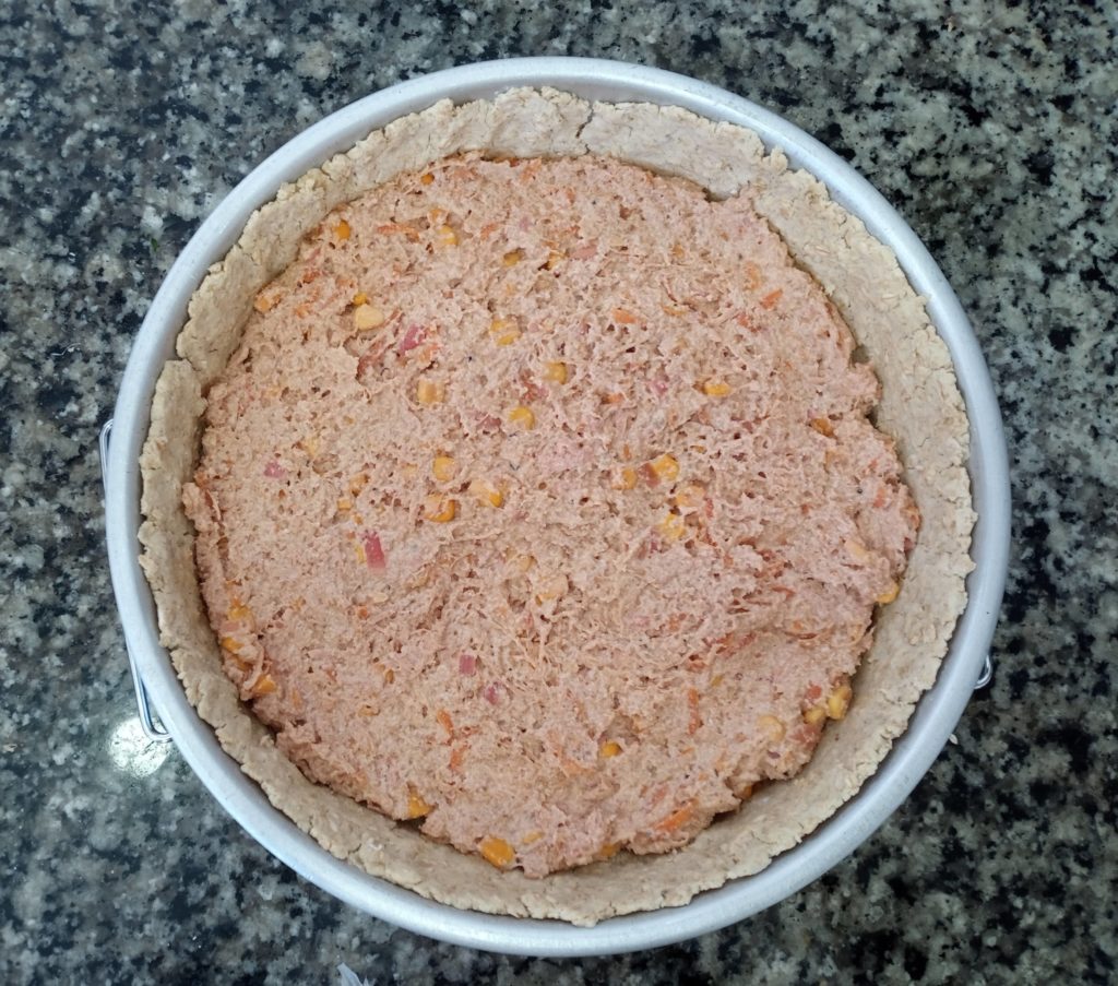 torta de frango cremoso