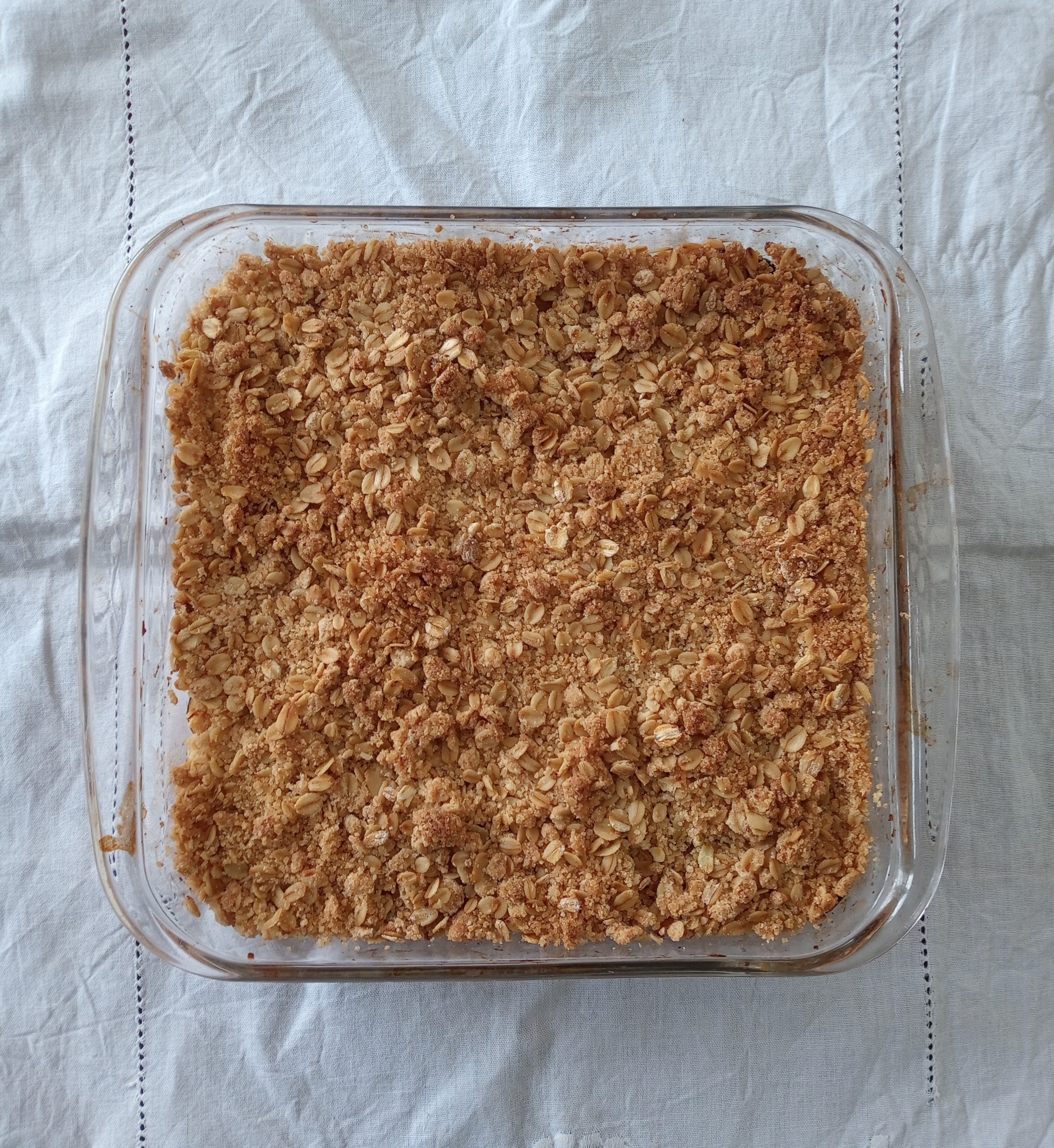 crumble de maçã