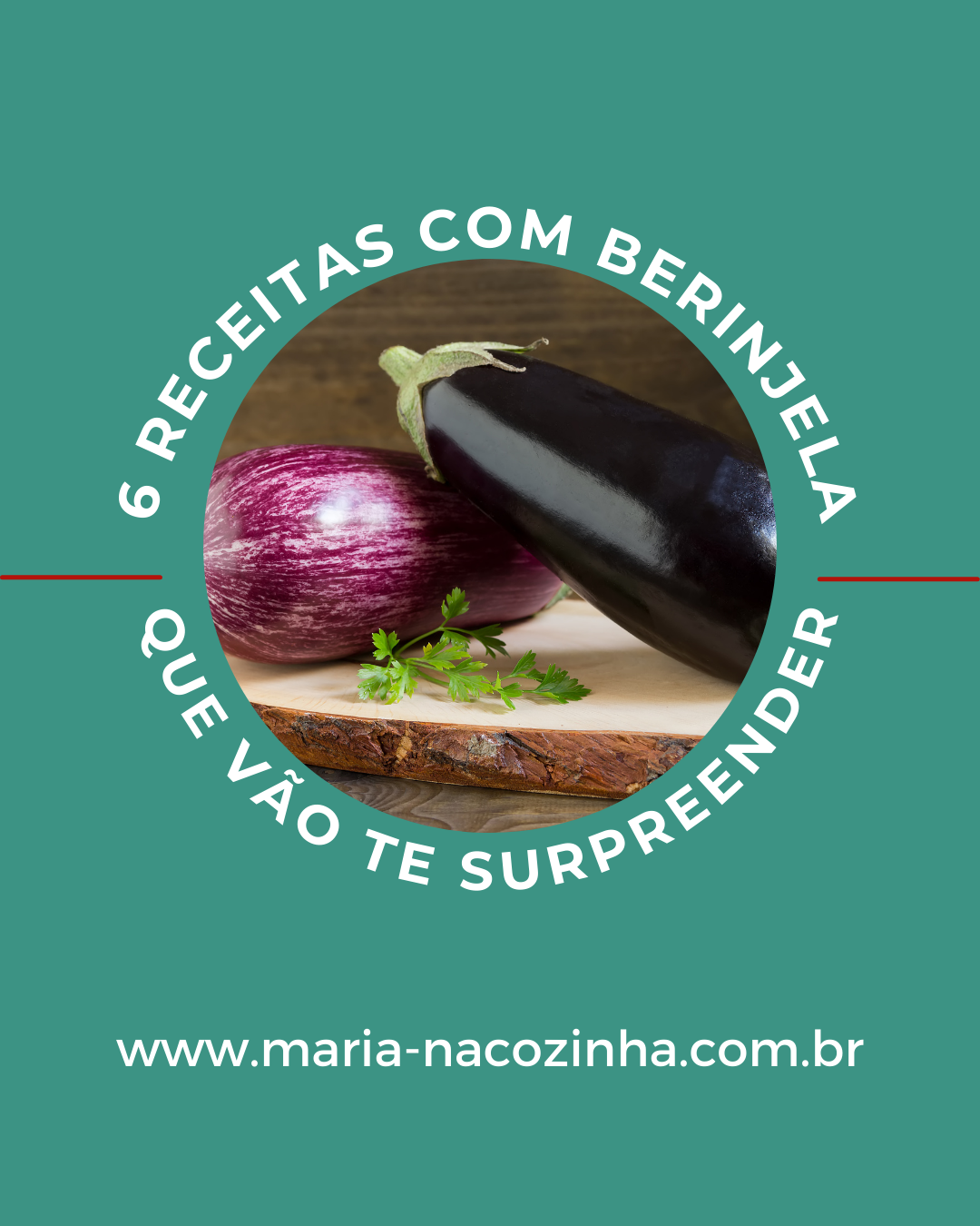 receitas com berinjela