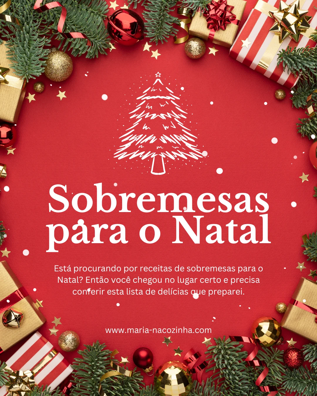 sobremesas para o natal